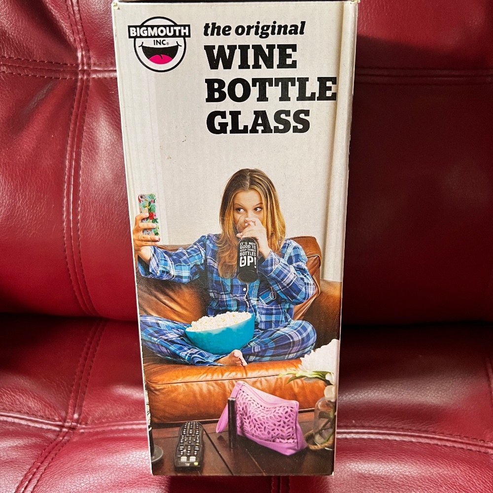 Wine glass bottle